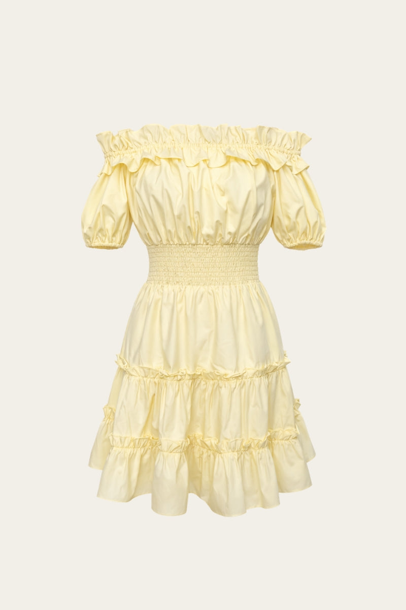 Havannah Kjole - Soft Lemon